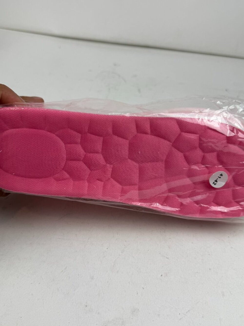 new 5 pairs foam shoe insoles pink cushion inserts eu 41-42 us men 8-8.5 women 1